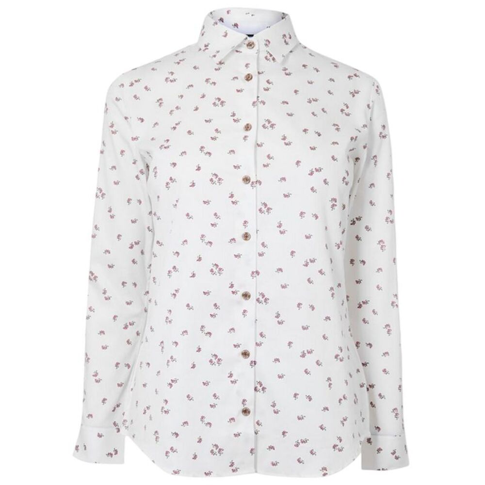 Musto Womens/Ladies Country Birds Shirt / White